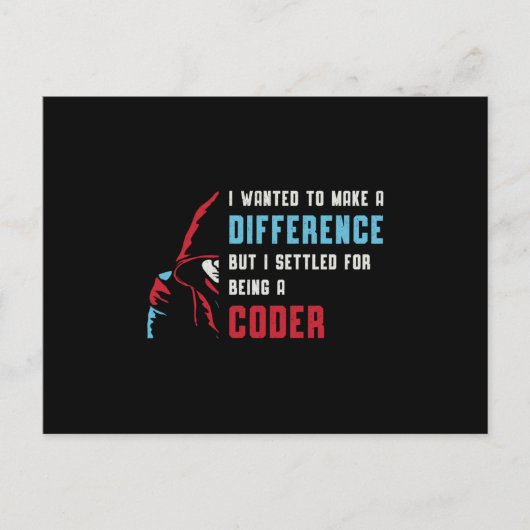 Carte Postale Codeur Médicale Etant Un Codeur Codeur ICD Coder C (Devant)