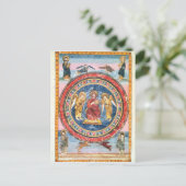 Carte Postale Codex Amiatinus Christ en Majesté (Debout devant)