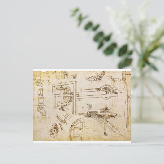 Carte Postale Codex Atlanticus (Debout devant)