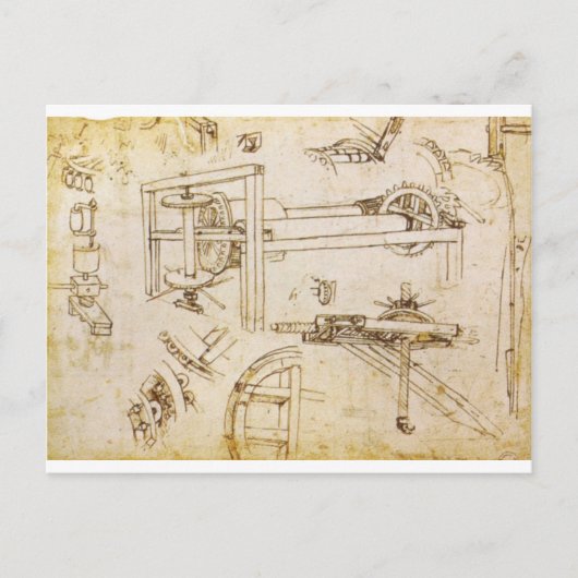 Carte Postale Codex Atlanticus (Devant)