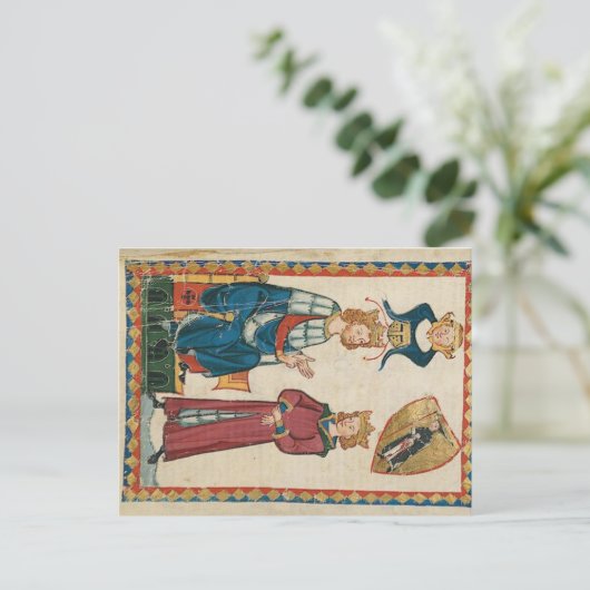 Carte Postale Codex Manesse (Debout devant)