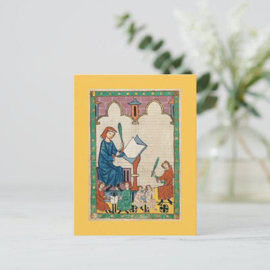 Carte Postale Codex Manesse (Debout devant)