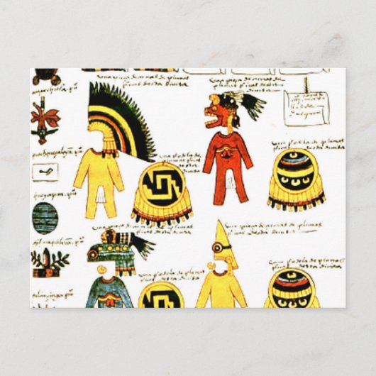 Carte Postale Codex Mendoza (Devant)