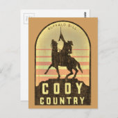 Carte Postale Cody Country Wyoming (Devant / Derrière)