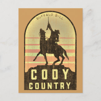 Carte Postale Cody Country Wyoming
