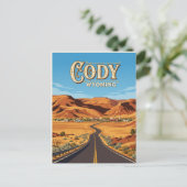 Carte Postale Cody États-Unis (Debout devant)