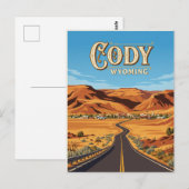 Carte Postale Cody États-Unis (Devant / Derrière)