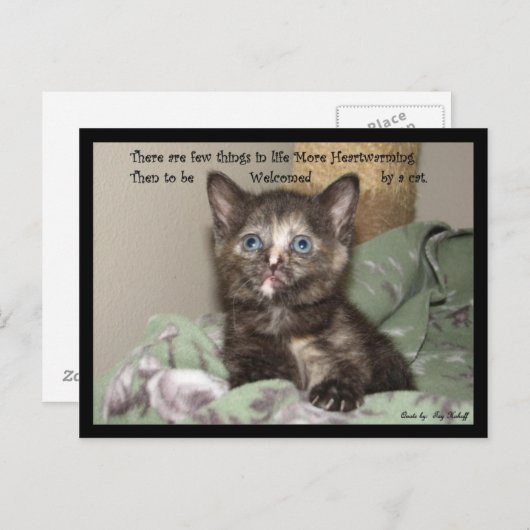 Carte Postale Coeur (Devant / Derrière)