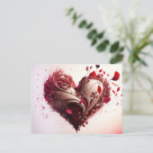 Carte postale Coeur (Debout devant)