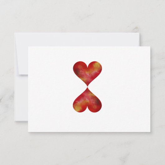 Carte postale Coeur (Dos)