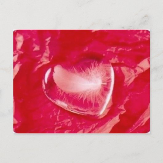 Carte Postale cœur (Devant)