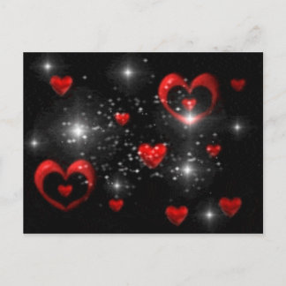 carte postale coeur