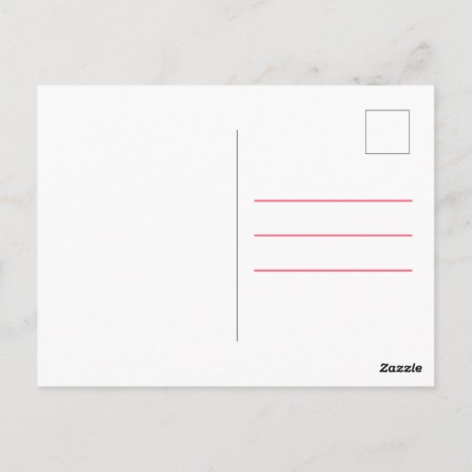 Carte postale coeur (Dos)