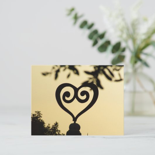 Carte Postale cœur (Debout devant)
