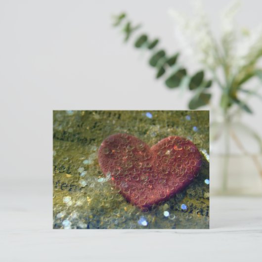 Carte Postale Coeur (Debout devant)