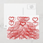 Carte Postale coeur (Devant / Derrière)