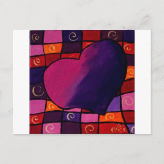 Carte Postale Cœur (Devant)