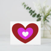 Carte postale Coeur (Debout devant)