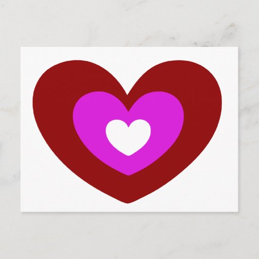 Carte postale Coeur (Devant)