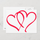 Carte Postale coeur (Devant / Derrière)