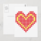 Carte Postale Coeur 2 (Devant / Derrière)