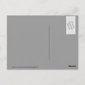 Carte Postale coeur à l'ancienne (Dos)