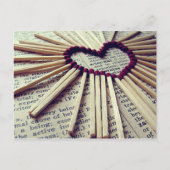 Carte Postale Coeur amour éternel (Devant)