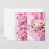 Carte Postale Coeur amour préparez-vous avec moi (Devant / Derrière)