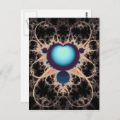 Carte postale Coeur angée (Devant / Derrière)