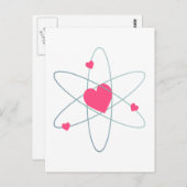 Carte Postale Coeur atomique (Devant / Derrière)