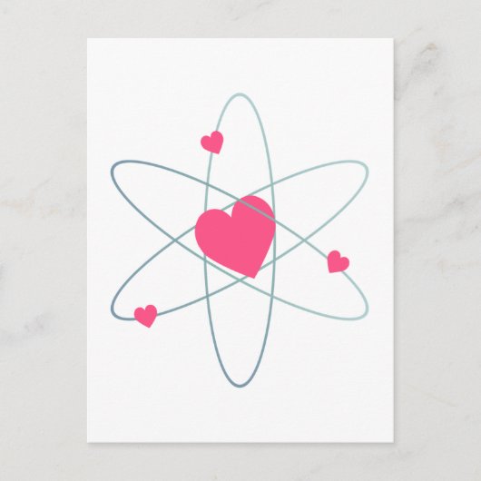 Carte Postale Coeur atomique (Devant)