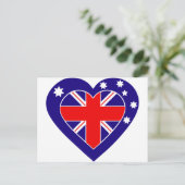 Carte Postale coeur australien (Debout devant)