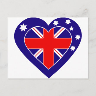 Carte Postale coeur australien