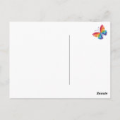 Carte Postale Cœur aux couleurs de la fierté (Dos)