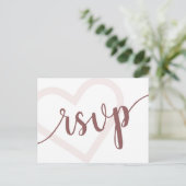Carte Postale Coeur bébé | Script de floraison du Rose du désert (Debout devant)