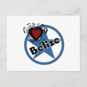 Carte Postale Coeur Belize (Devant)