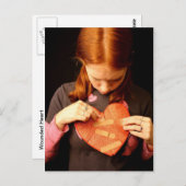 Carte Postale Coeur blessé (Devant / Derrière)