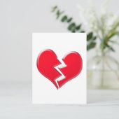 Carte Postale Coeur brisé (Debout devant)