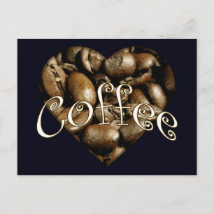 Carte Postale Coeur café