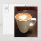 Carte Postale Coeur café (Devant / Derrière)