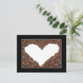 Carte postale Coeur café (Debout devant)