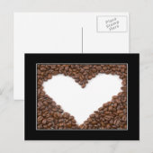 Carte postale Coeur café (Devant / Derrière)