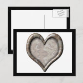 Carte Postale Coeur Camouflage (Devant / Derrière)