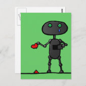 Carte postale Coeur cassé (Devant / Derrière)