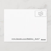 Carte postale Coeur cassé (Dos)