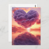 Carte Postale Coeur céleste (Devant / Derrière)