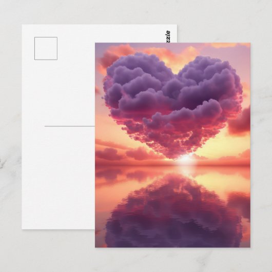 Carte Postale Coeur céleste (Devant / Derrière)