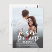 Carte Postale Coeur Charmant COULEUR MODIFIABLE Réenregistrer La (Devant / Derrière)