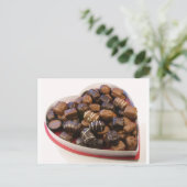 Carte Postale Coeur chocolat (Debout devant)