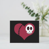 Carte Postale Coeur crâne (Debout devant)